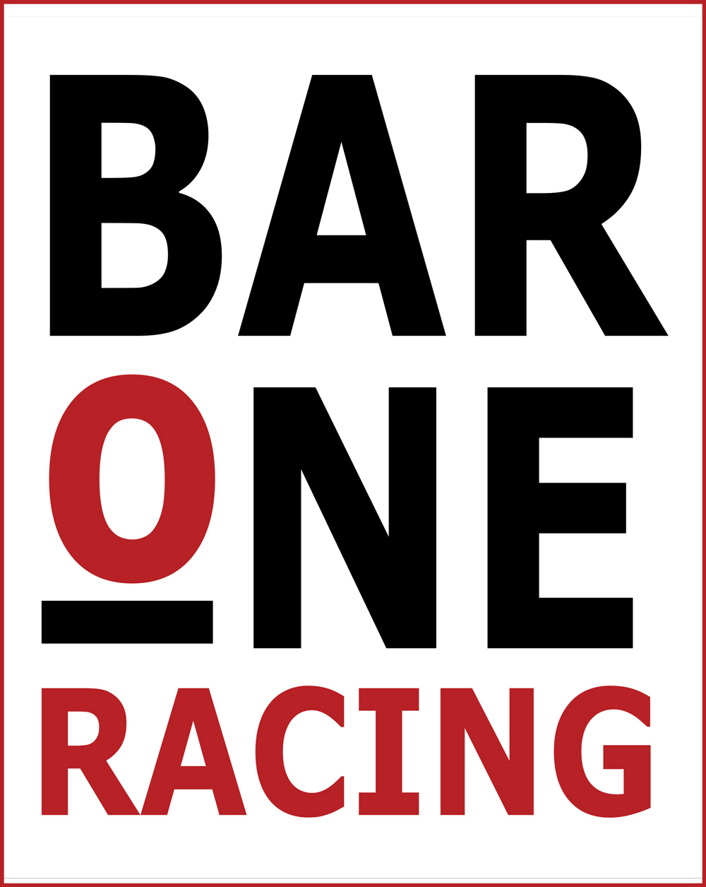 BarOneRacingRectangleLogo